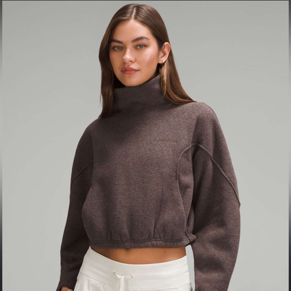 Lululemon Looped Terry Fleece Funnel Neck